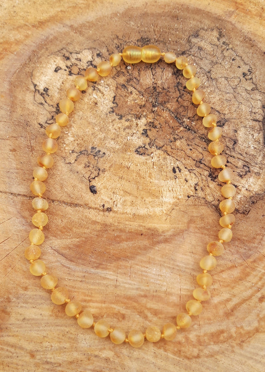 Baltic amber necklace for children