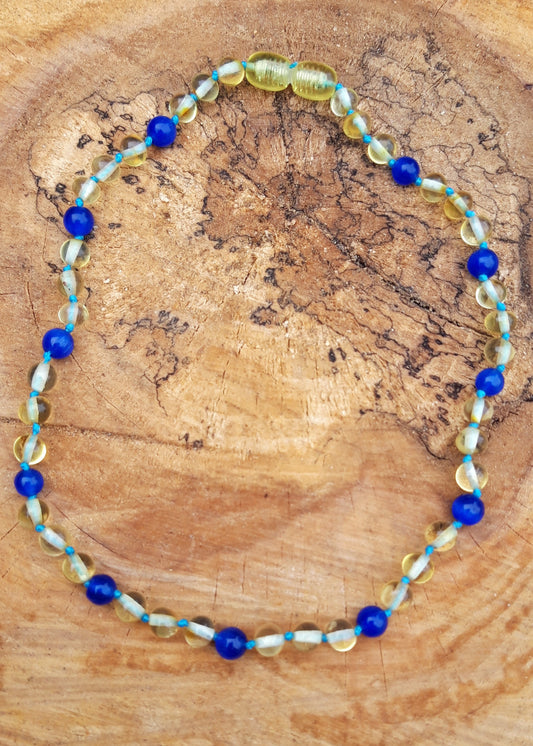 Baltic amber necklace for children