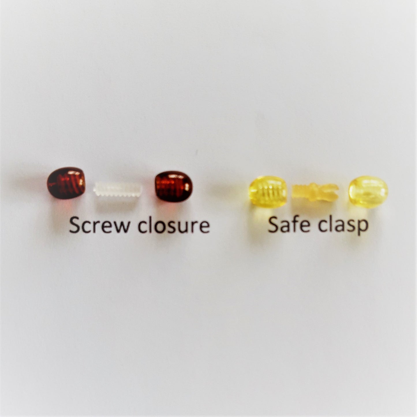 Baltic amber necklace for children