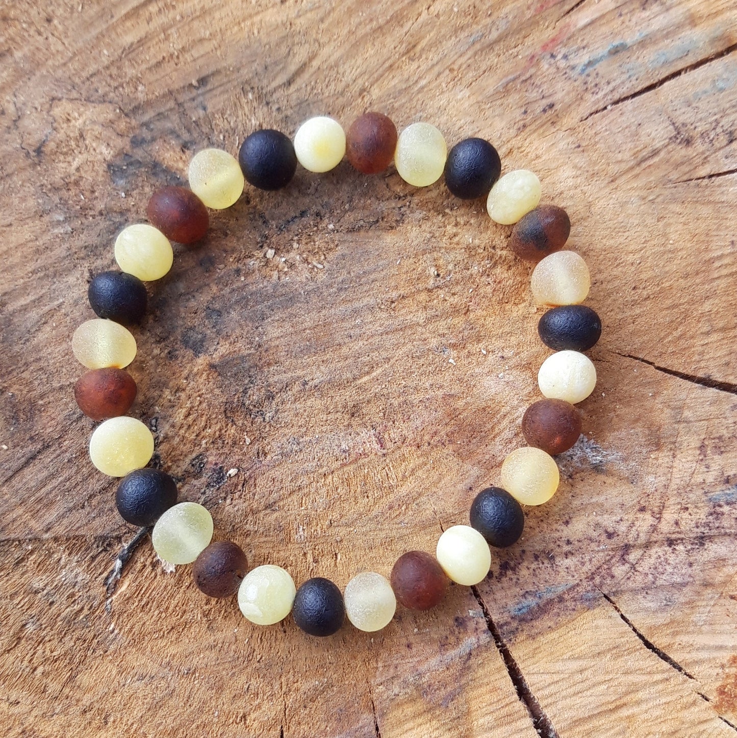 Baltic amber bracelet for adult