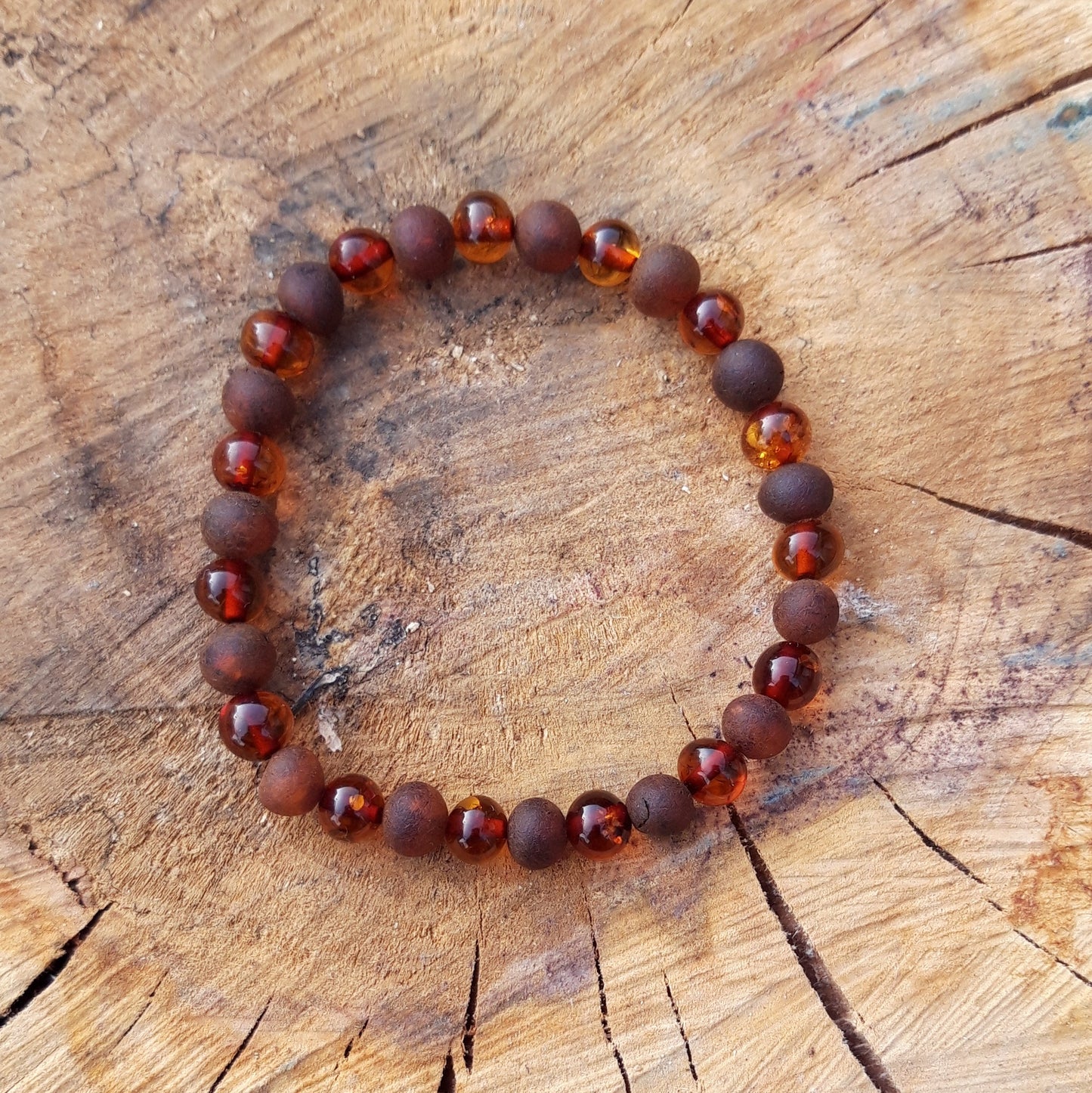 Baltic amber bracelet for adult