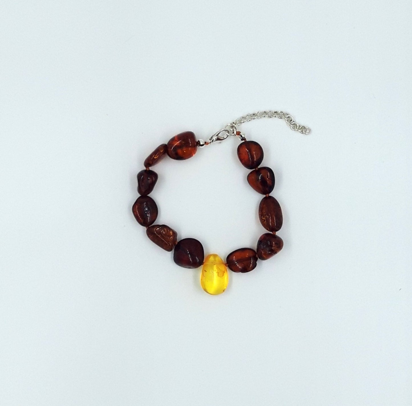 Baltic amber bracelet for adults