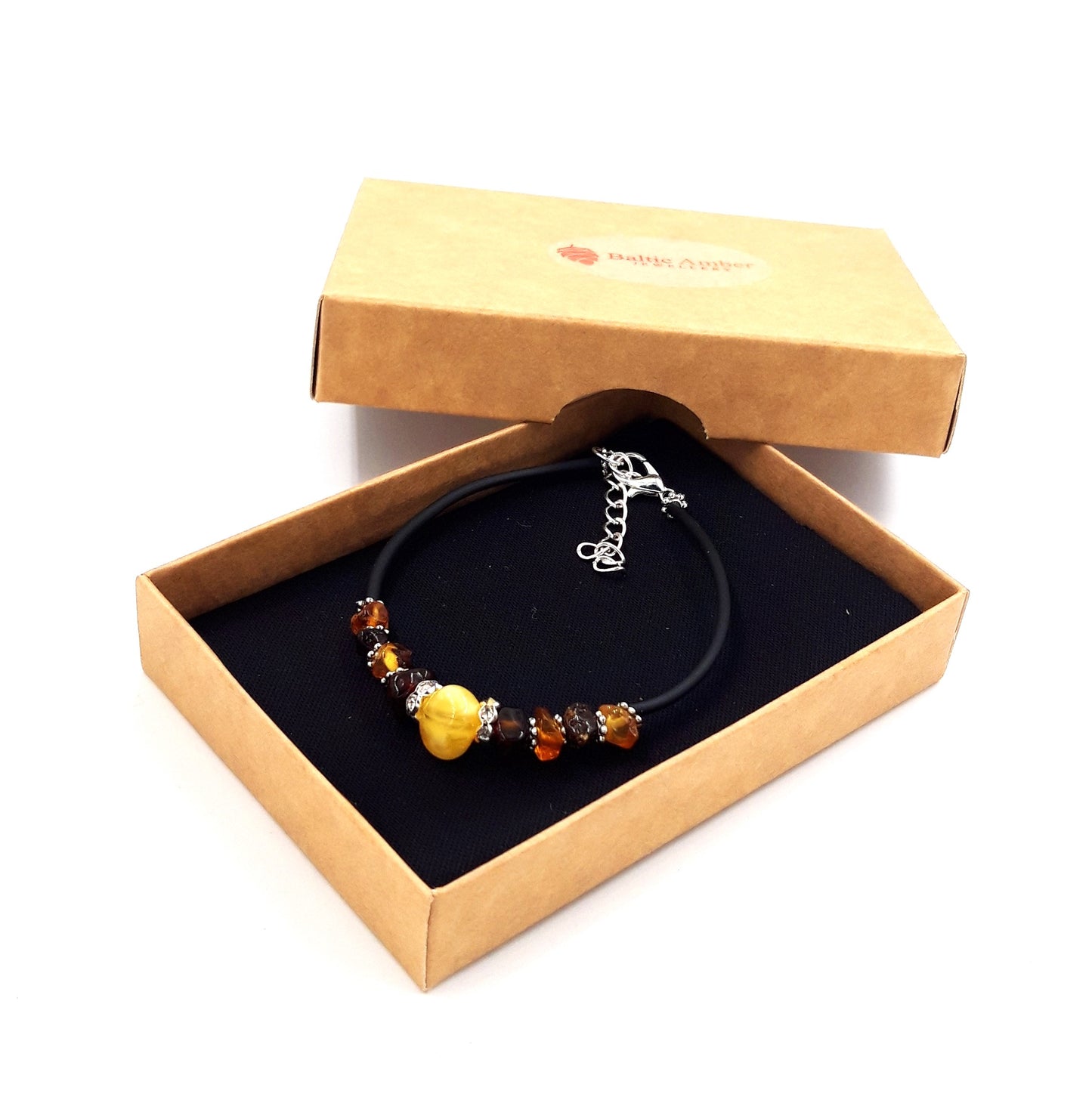 Baltic amber bracelet for adults 1,10,50 and 100units