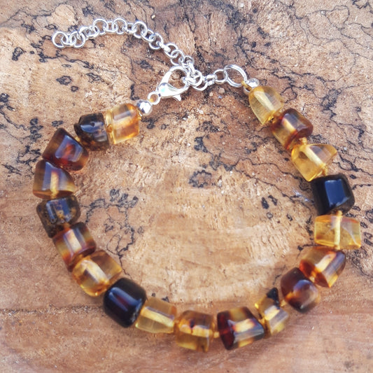 Baltic amber bracelet for adult