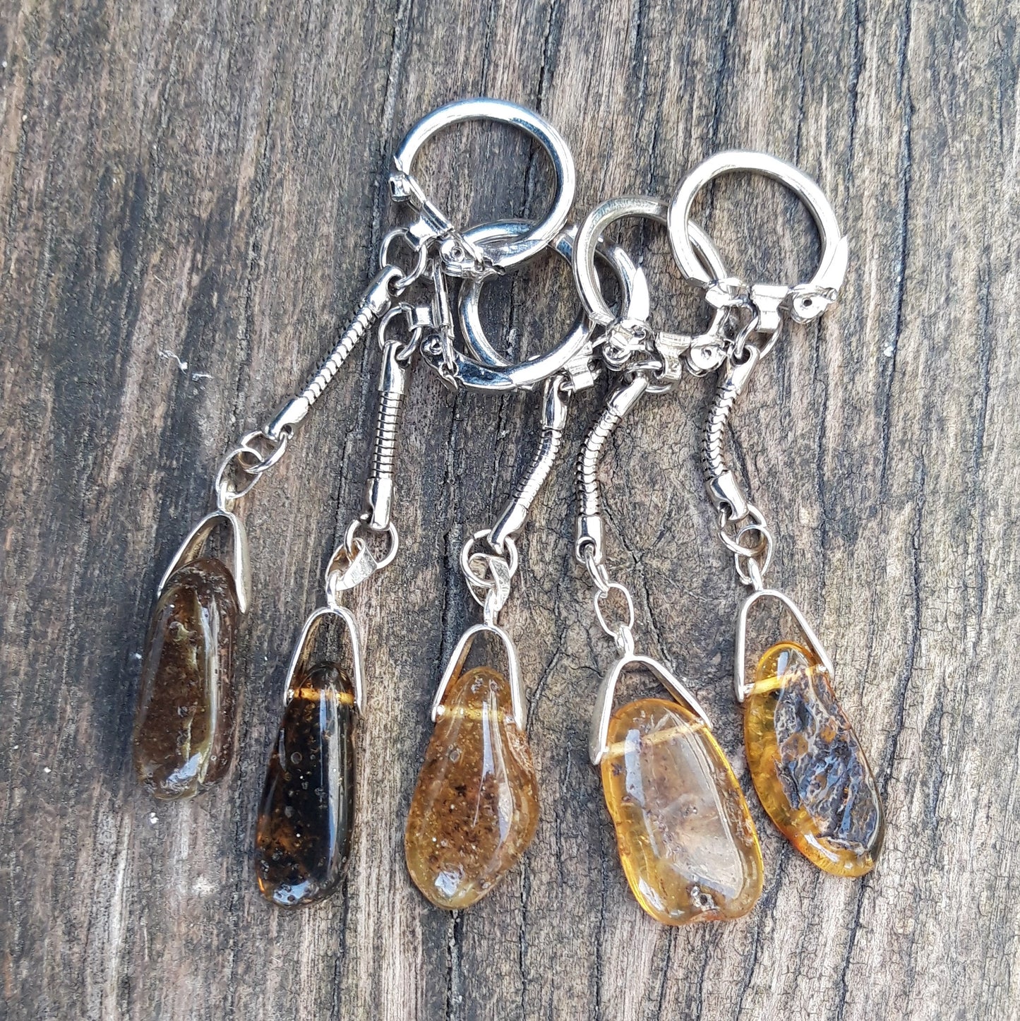 Keychain with amber( 5 units )