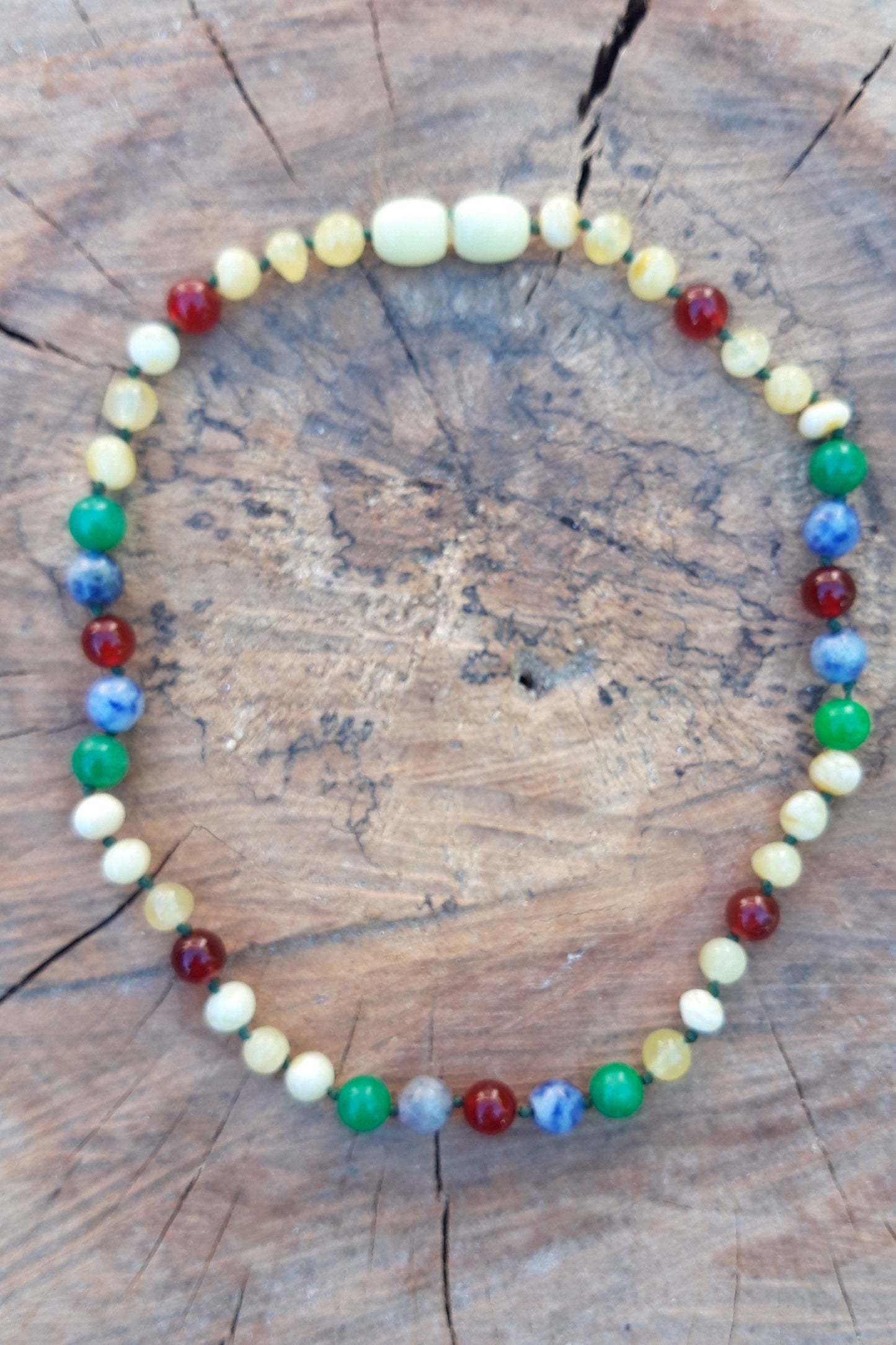 Baltic amber necklace for childrens
