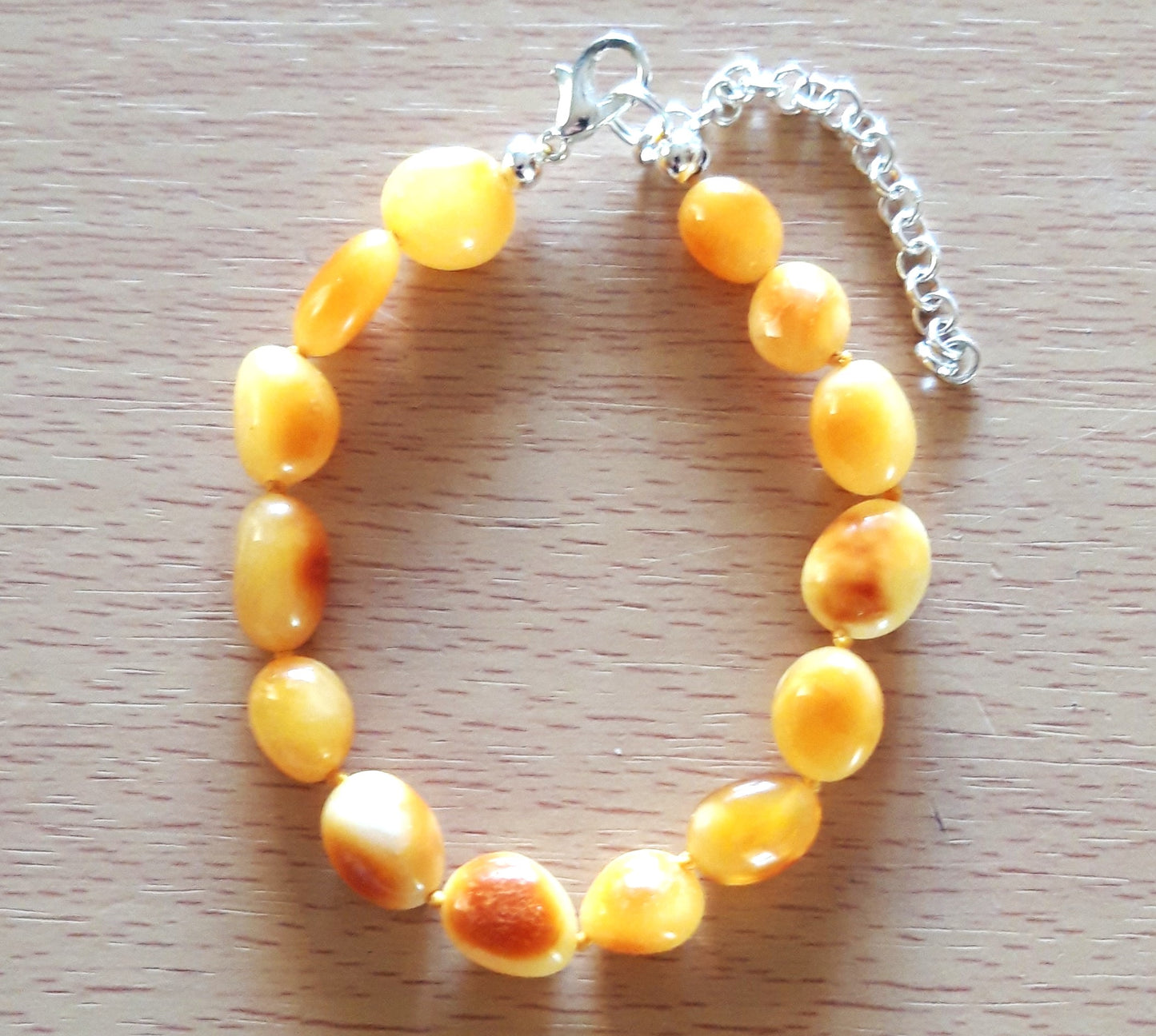 Baltic amber necklace and bracelet for adult